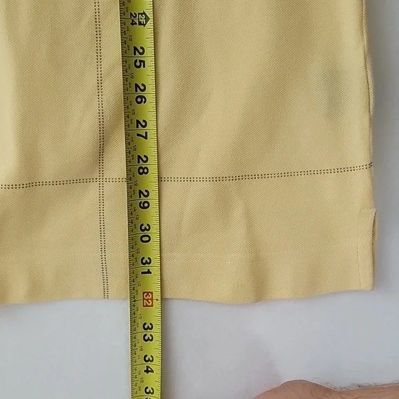 Nautica Men's Yellow 2 button Polo Shirt Size L - Picture 5 of 6